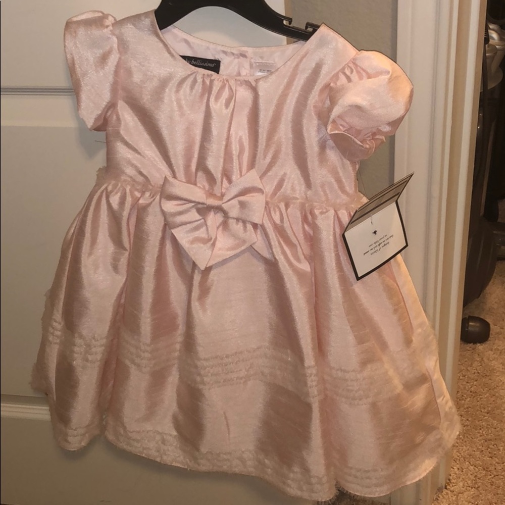 Baby girl pink Sunday dress